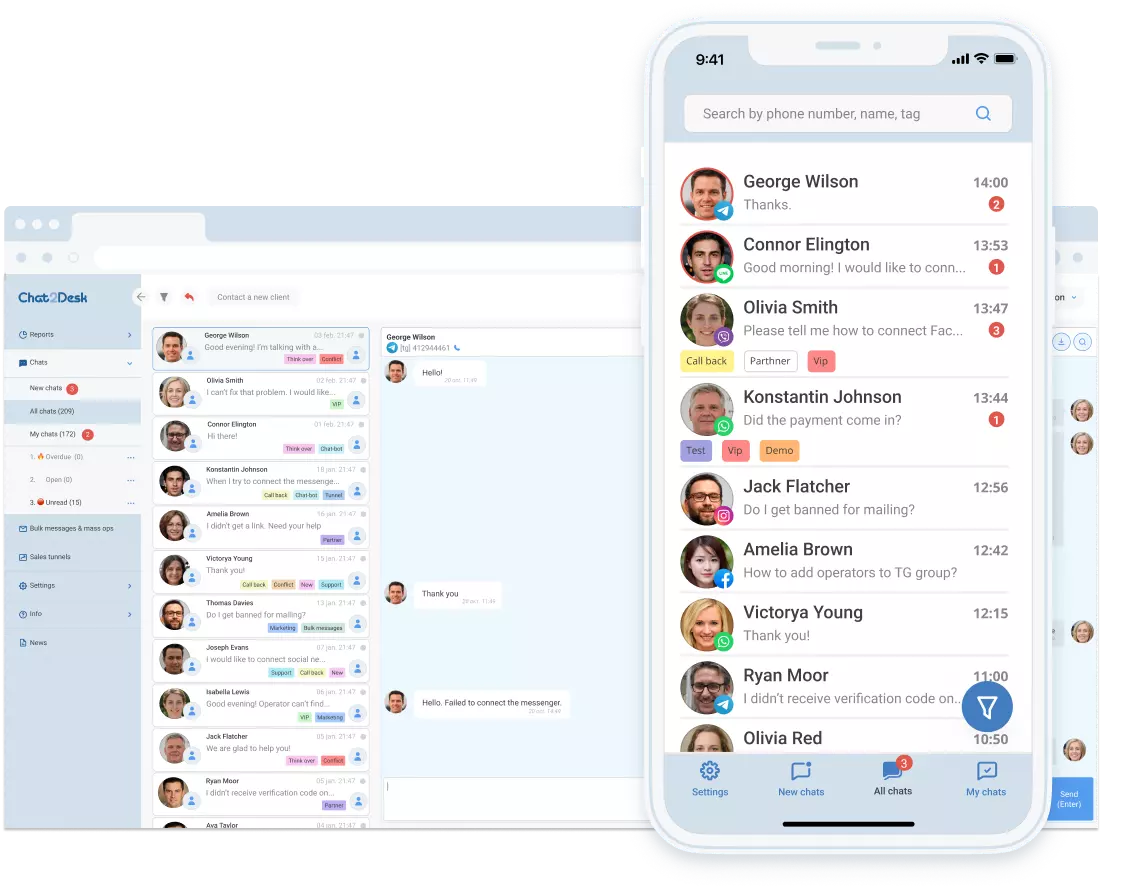 Interface Web y Móvil para Android & IOS