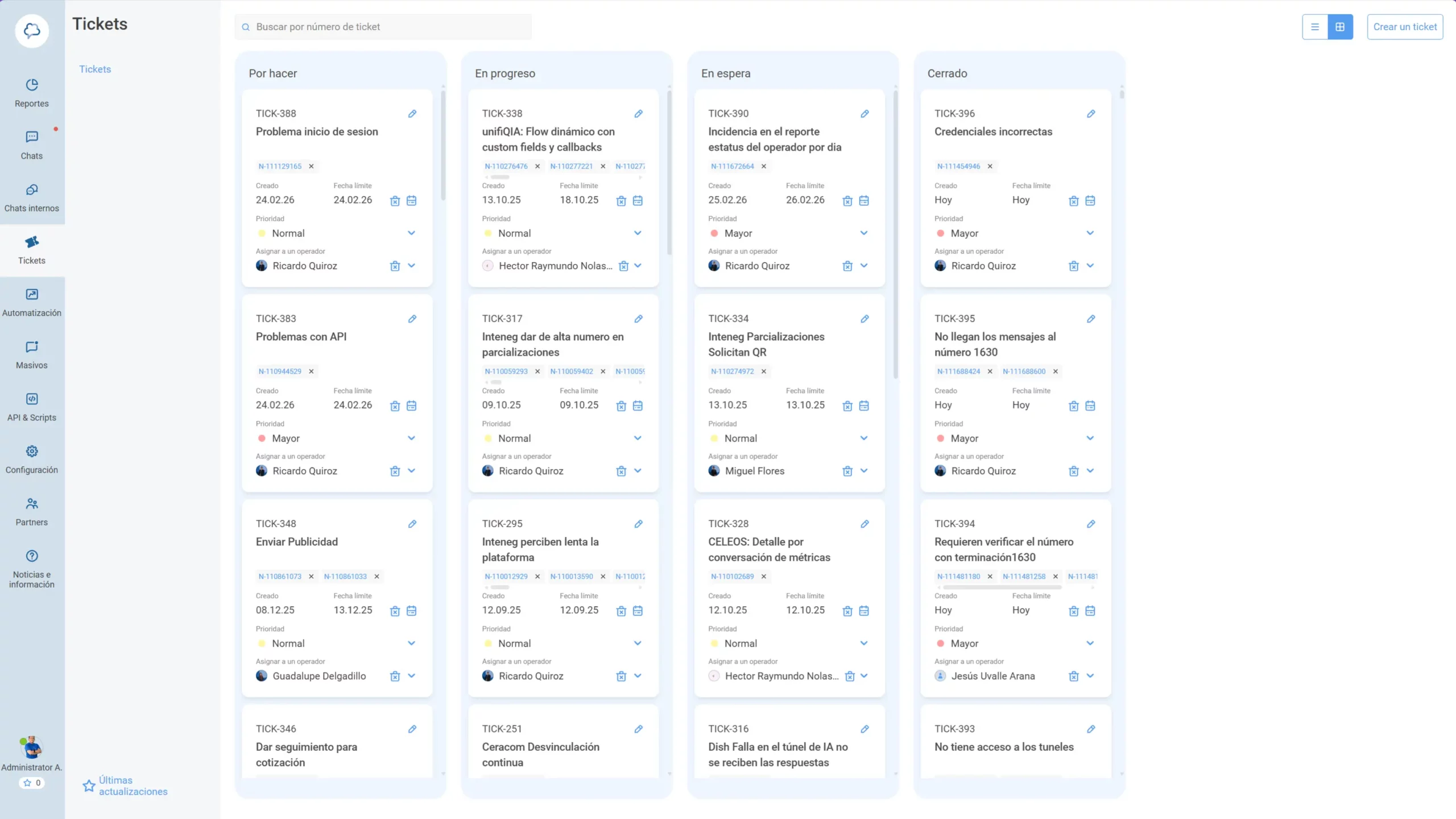 Chat2desk: Módulo de Gestión de Tareas para equipos de trabajo