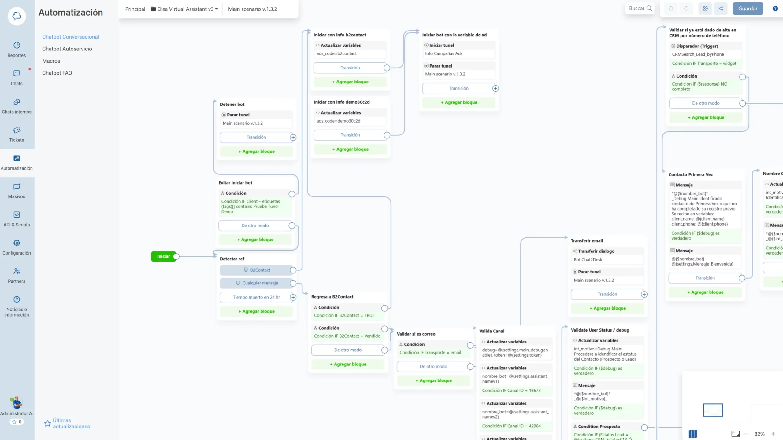 Chat2desk: Módulo de Automatizaciones, Chatbots & IA